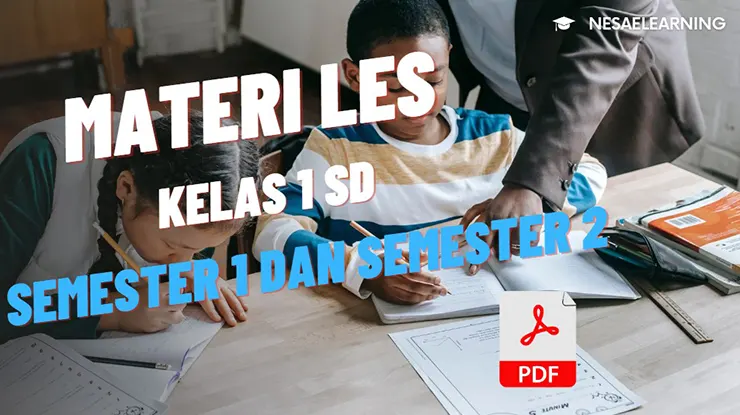 Materi Les Kelas 1 SD, Semester 1 dan 2 PDF